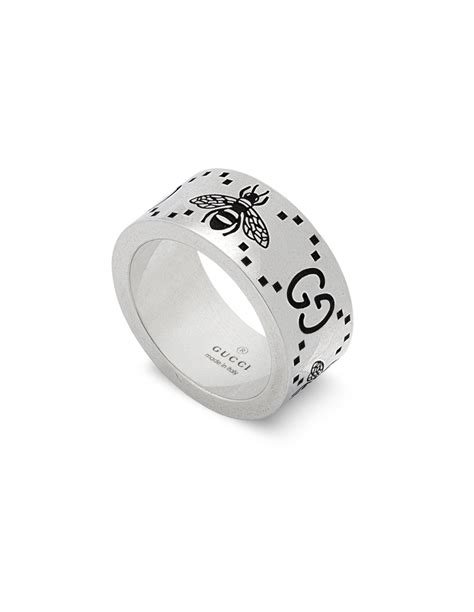 Anello gucci signature in argento 